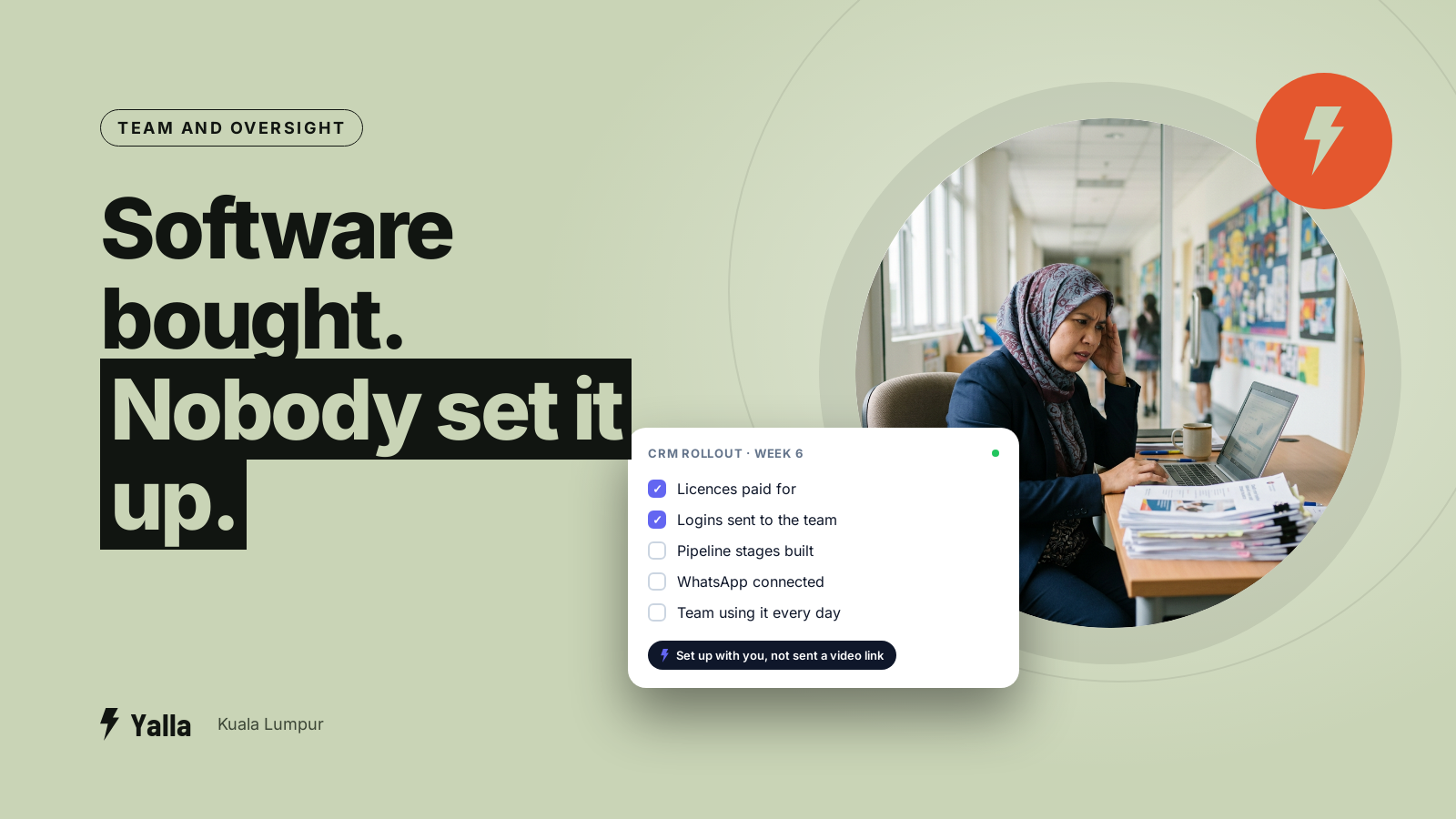 Why CRM Rollouts Fail: Your Team Was Handed a Toolkit and Left to Build It