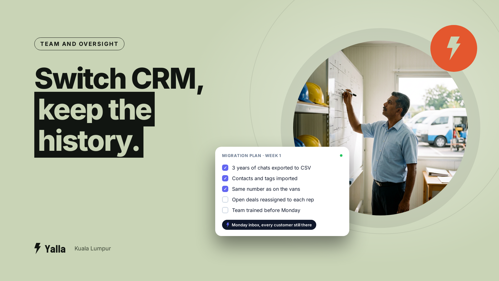 Changing CRM Without Losing Three Years of Customer Conversations
