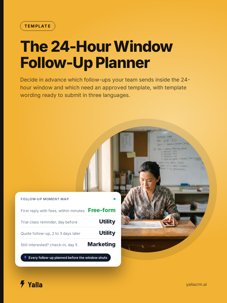 The 24-Hour Window Follow-Up Planner