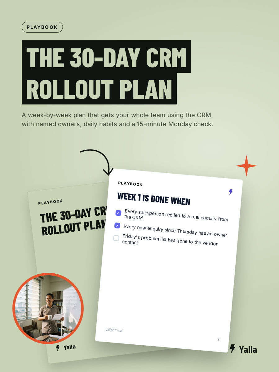 The 30-Day CRM Rollout Plan