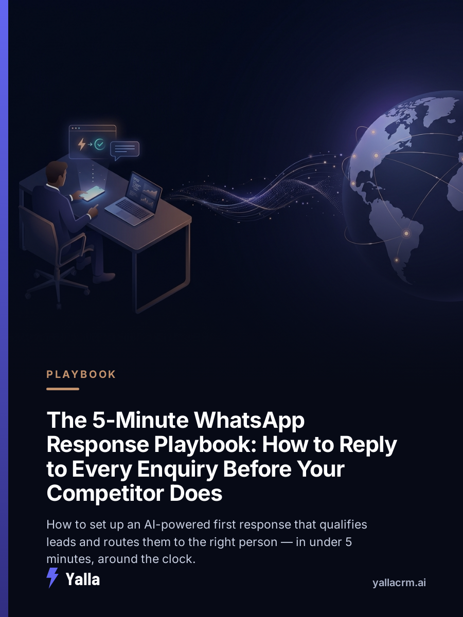 The 5-Minute WhatsApp Response Playbook: How to Reply to Every Enquiry Before Your Competitor Does