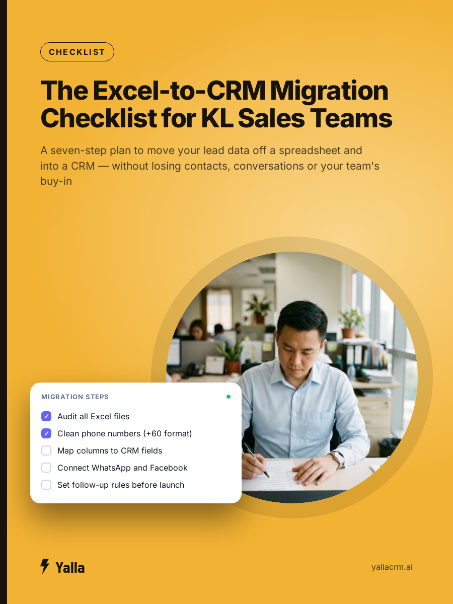 The Excel-to-CRM Migration Checklist for KL Sales Teams