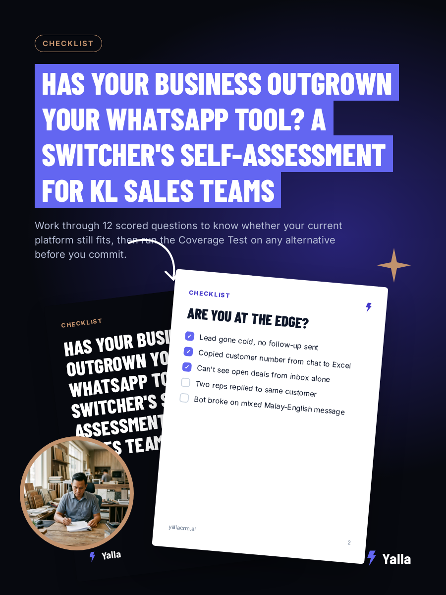 Has Your Business Outgrown Your WhatsApp Tool? A Switcher's Self-Assessment for KL Sales Teams