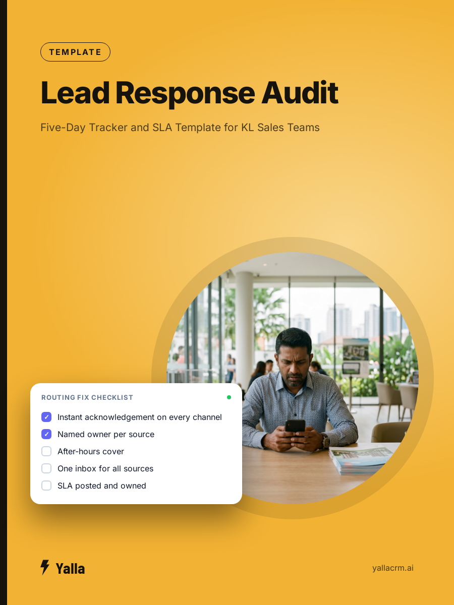 Lead Response Audit: Five-Day Tracker and SLA Template for KL Sales Teams