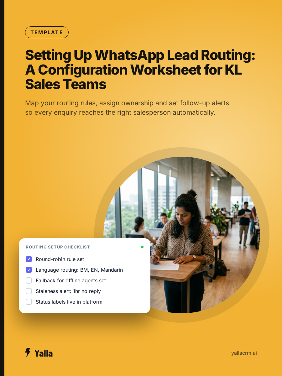 Setting Up WhatsApp Lead Routing: A Configuration Worksheet for KL Sales Teams