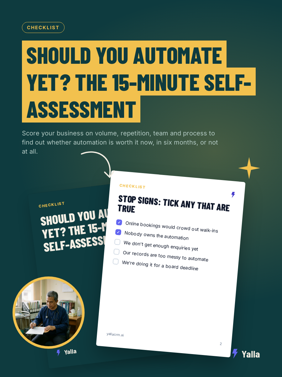 Should You Automate Yet? The 15-Minute Self-Assessment