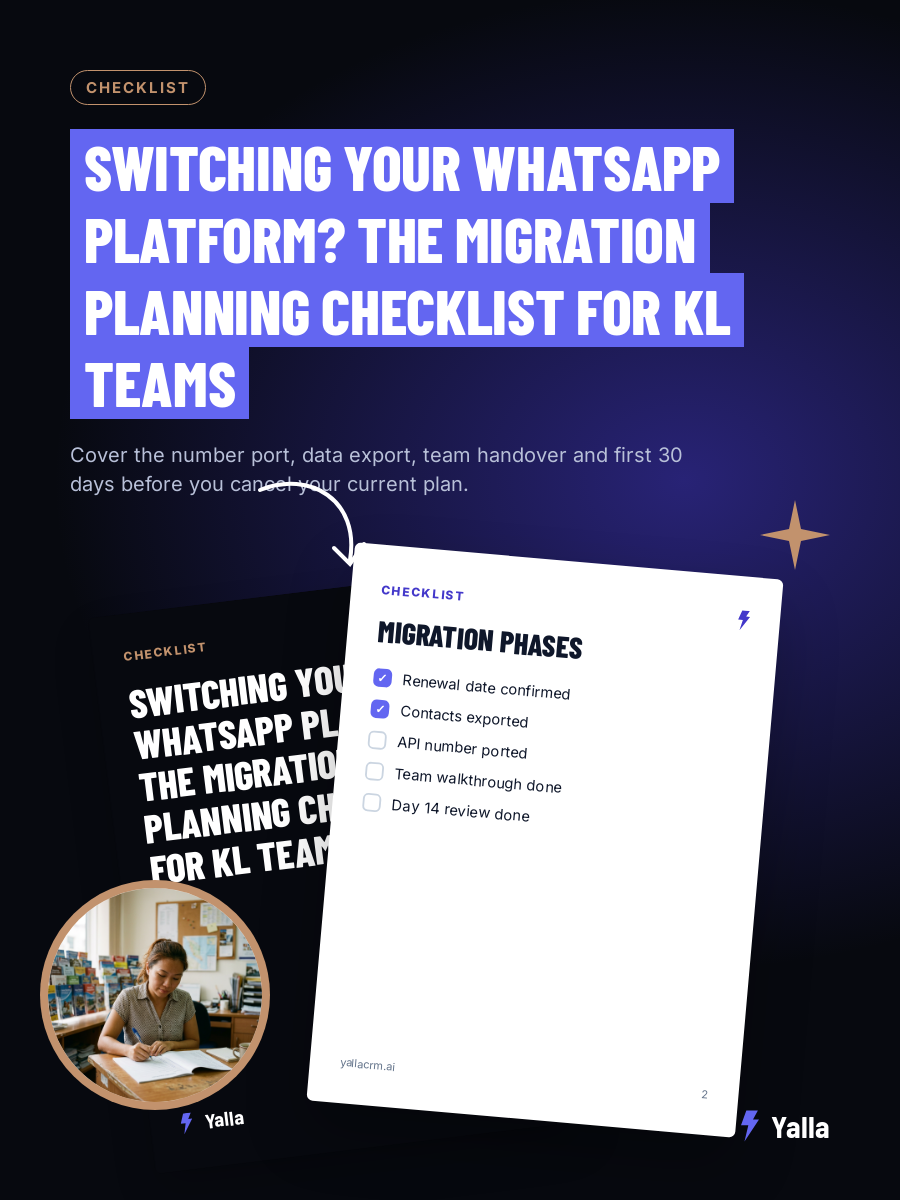 Switching Your WhatsApp Platform? The Migration Planning Checklist for KL Teams