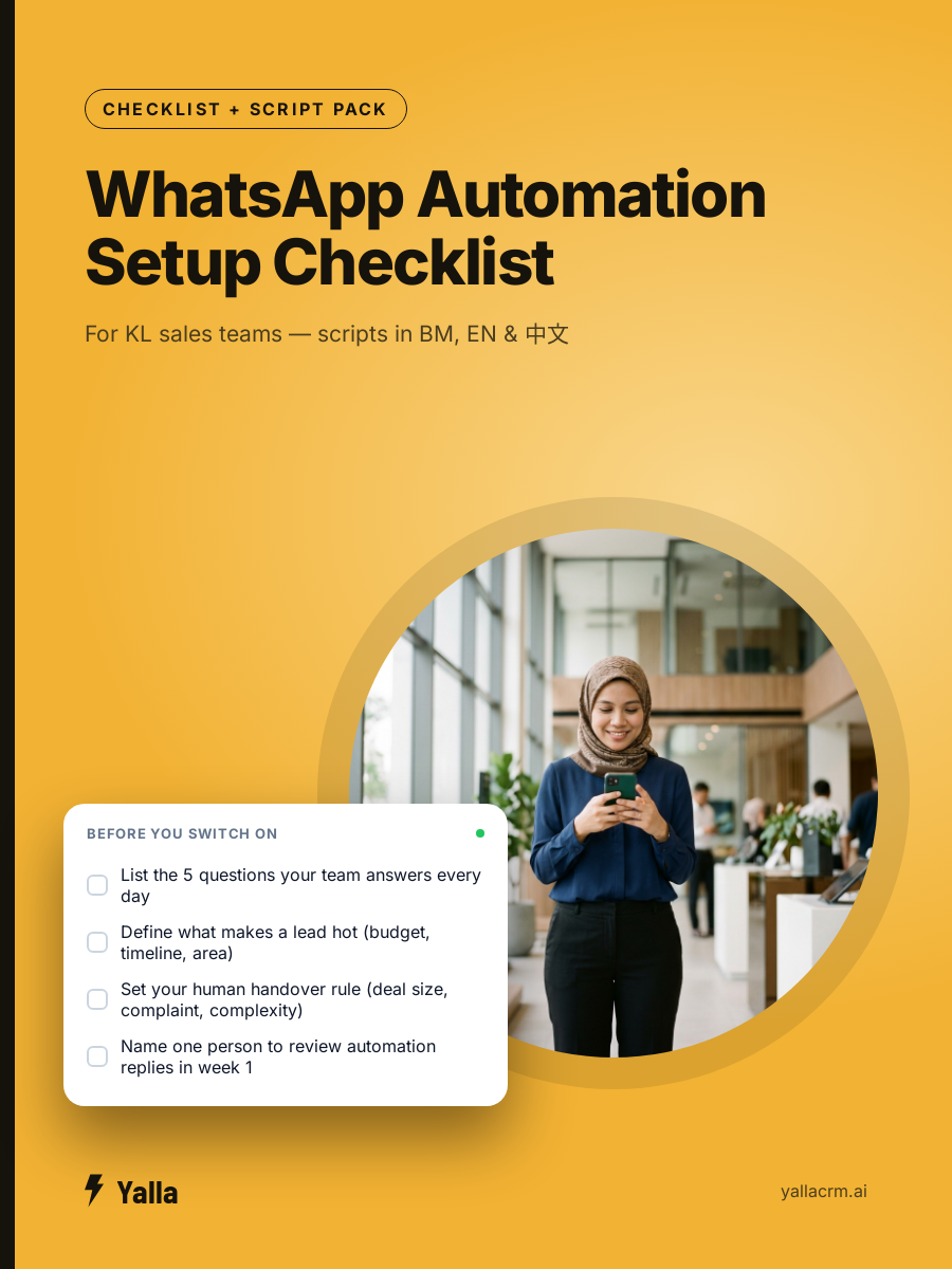 WhatsApp Automation Setup Checklist for Sales Teams