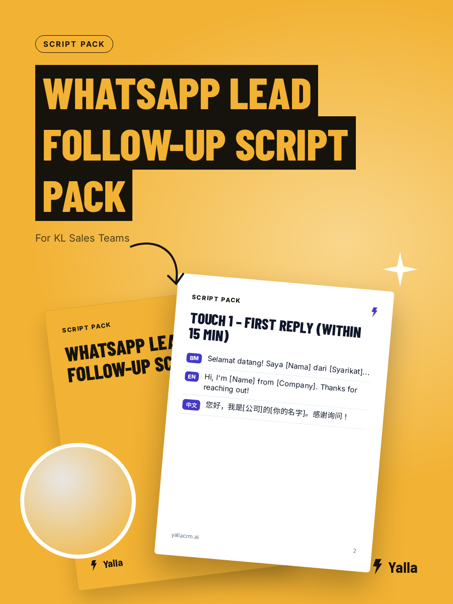 The WhatsApp Lead Follow-Up Script Pack for KL Sales Teams