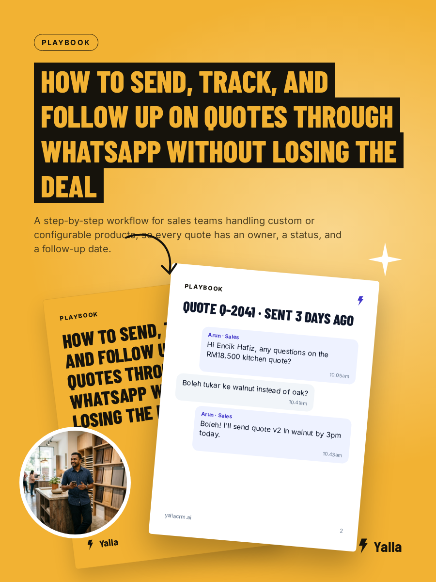 How to Send, Track, and Follow Up on Quotes Through WhatsApp Without Losing the Deal